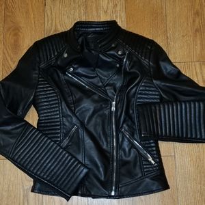 Faux Leather Jacket